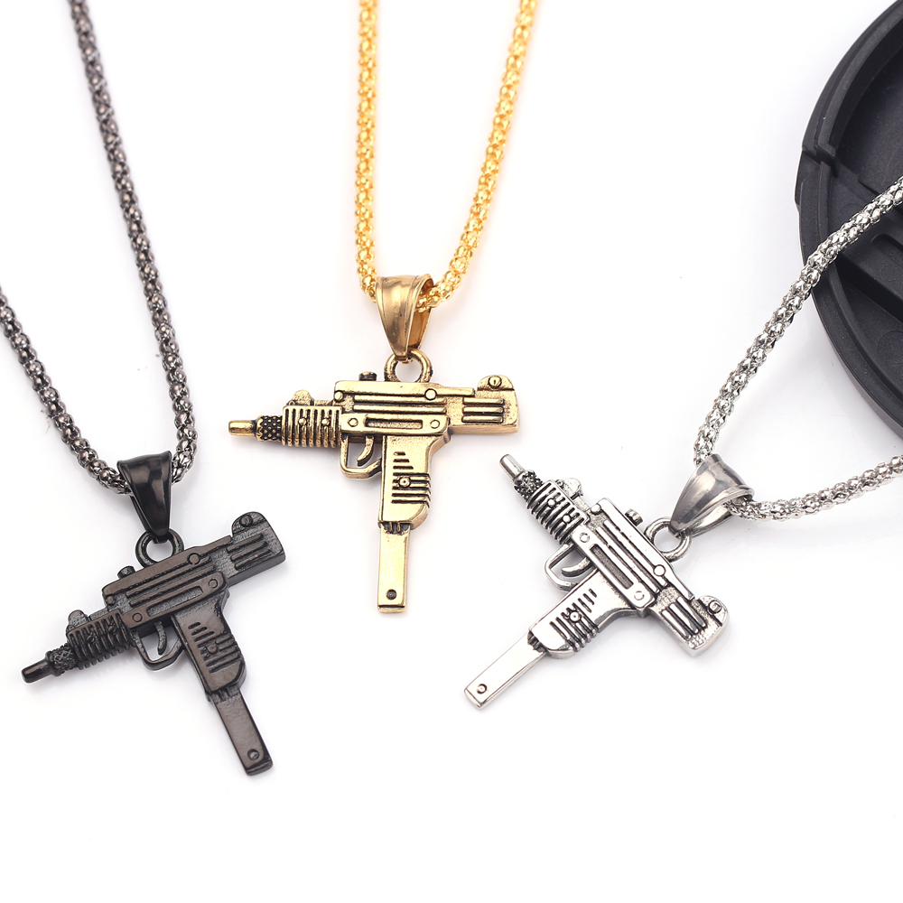 Men Accessories Fashion - Collana con Ciondolo a Forma di