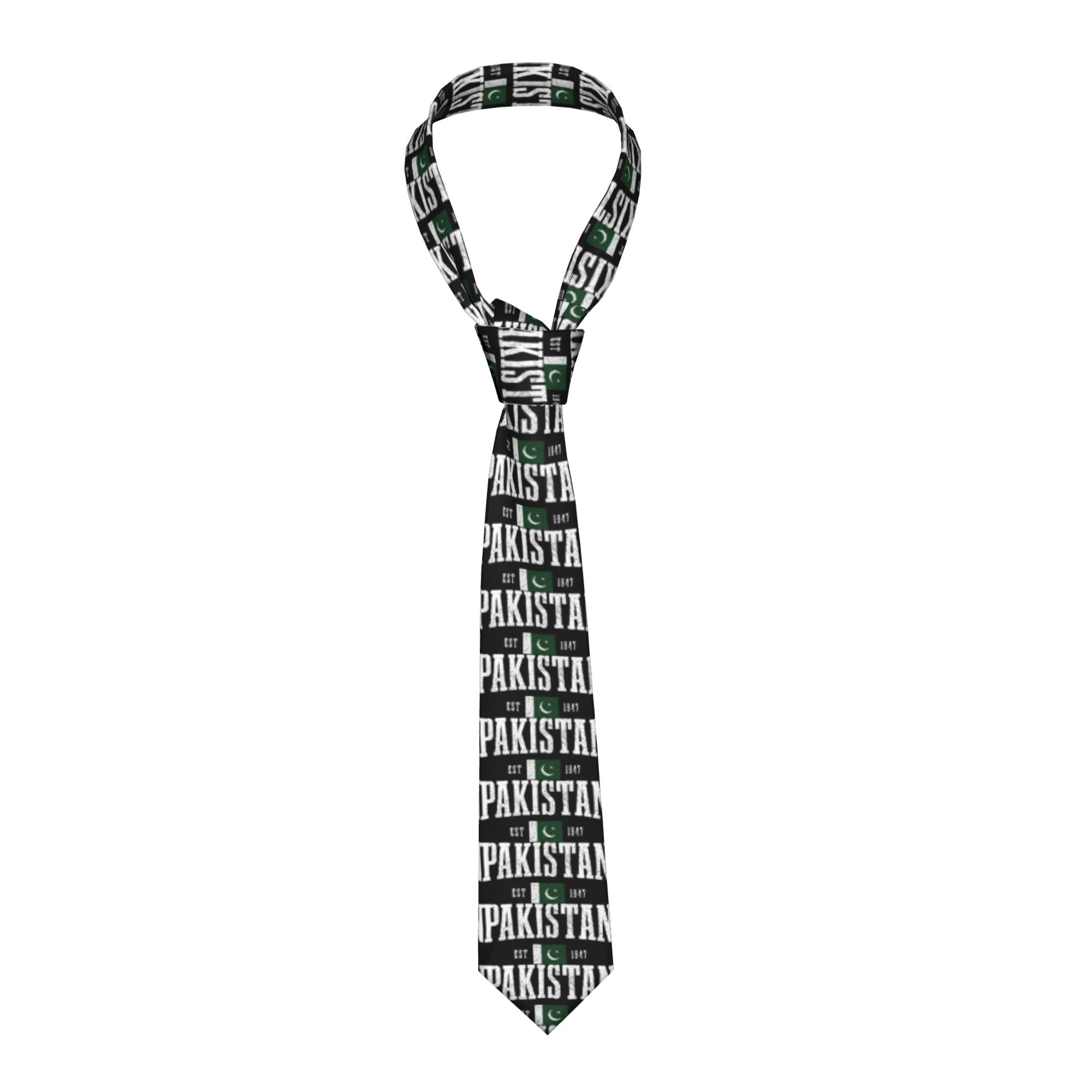 Men Accessories In Pakistan - Cravatta da uomo con bandiera del