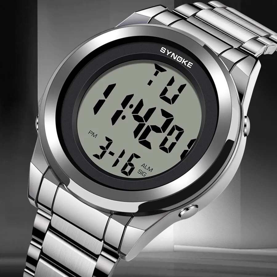 Men'S Accessories Luxury Brands - SYNOKE Top Brand Luxury Alarm Hour
