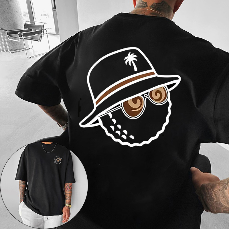 Men Accessories Brand - T-shirt Unisex Trendy con Stampa Grafica
