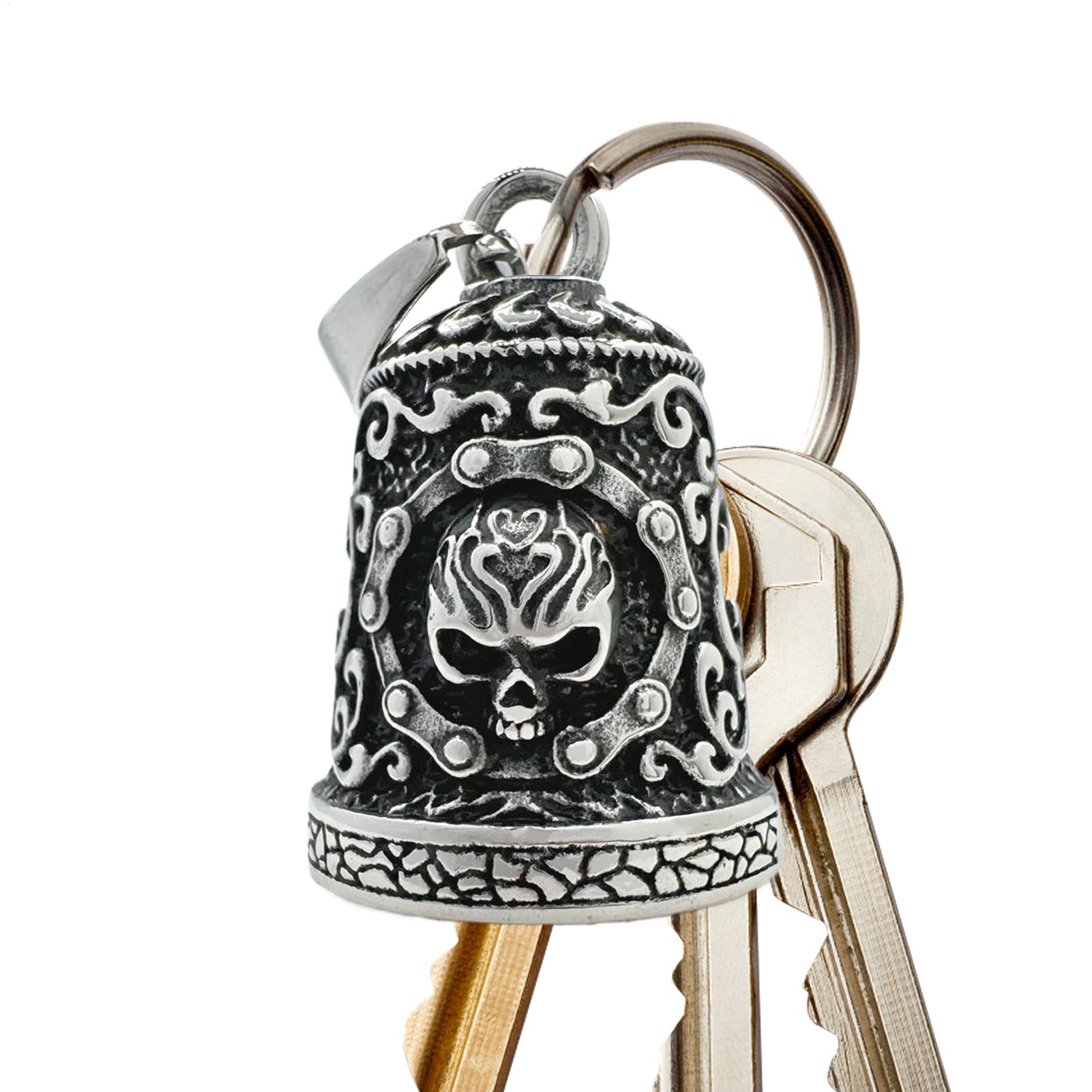 Men Accessories Chain - Campanello a forma di teschio, decorazione