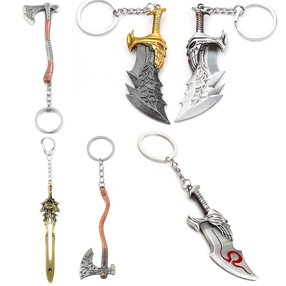Men Accessories Chain - Portachiavi con Pendente Spada di Kratos