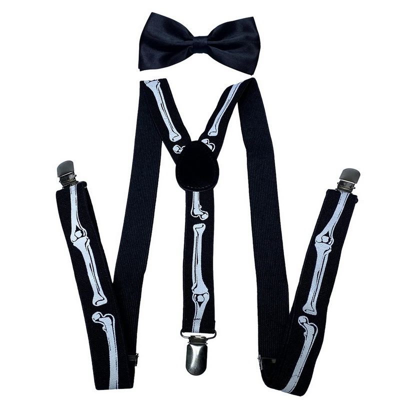Tie Clip Set - Clip per bretelle elastiche regolabili da