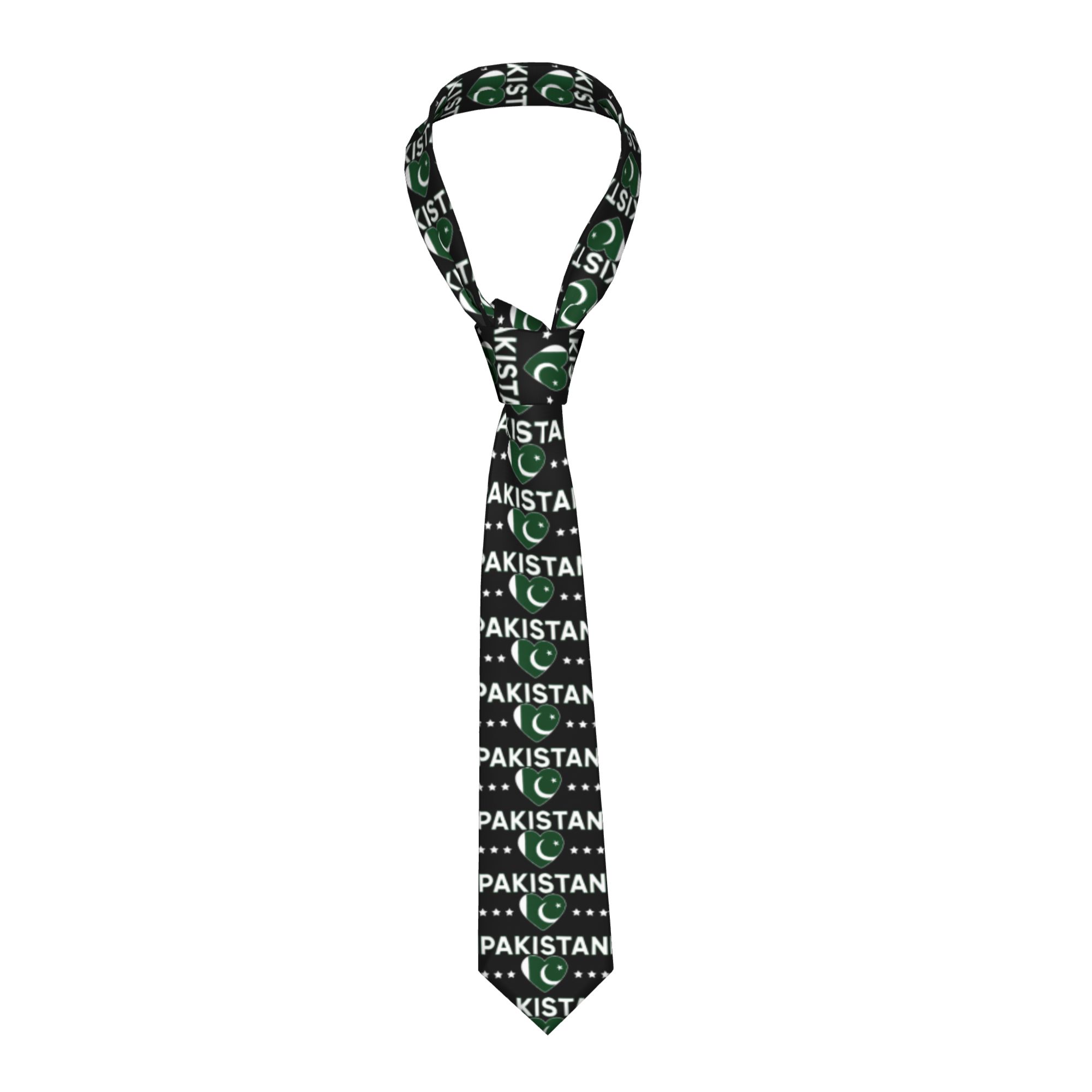 Men Accessories In Pakistan - Cravatta Vintage con Bandiera del Pakistan