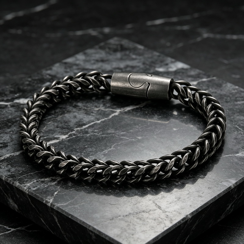 Men Accessories Bd - Nuovo Bracciale da Uomo in Acciaio