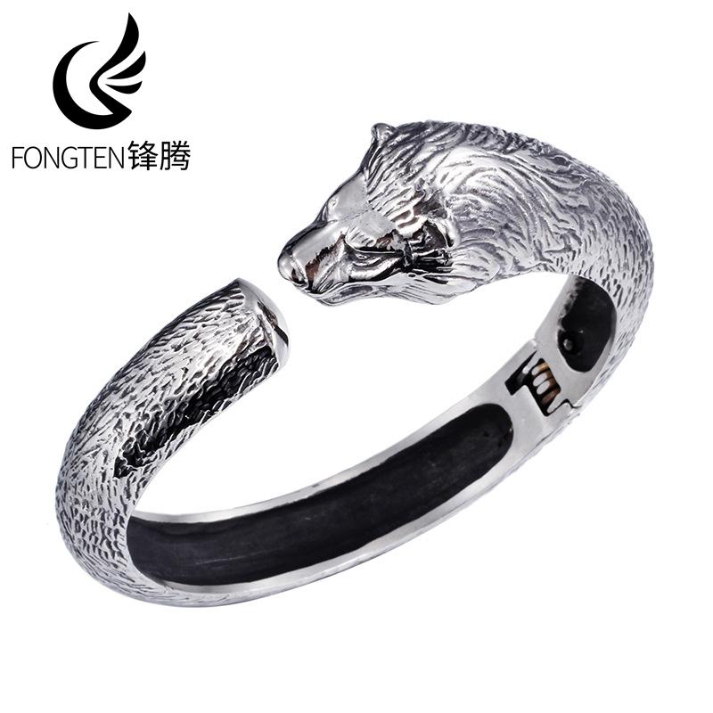 Men Accessories Bd - Bracciale da Uomo Fongten con Testa