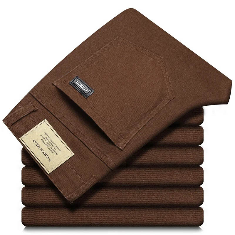 Men'S Accessories For Jeans - Pantaloni di jeans elasticizzati casual da