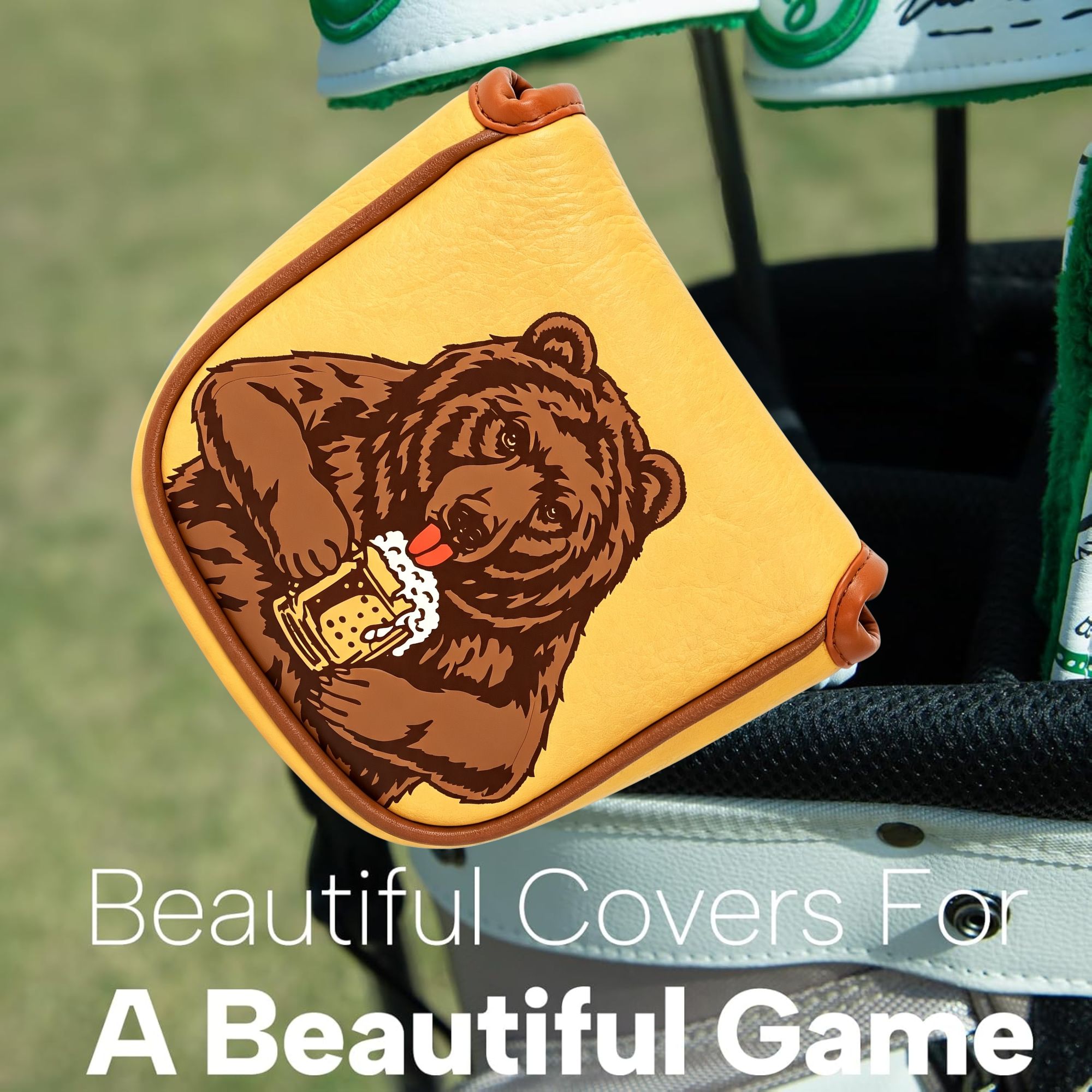 Copritesta da golf ricamato co - Men'S Accessories Designer recensione e prezzo