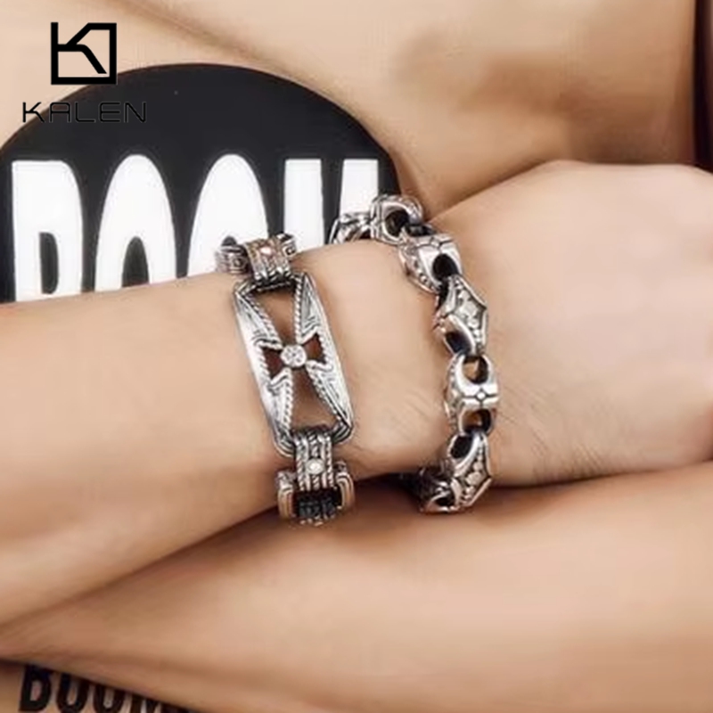 KALEN Punk Croce Bracciale da  - Men Accessories Bd recensione e prezzo