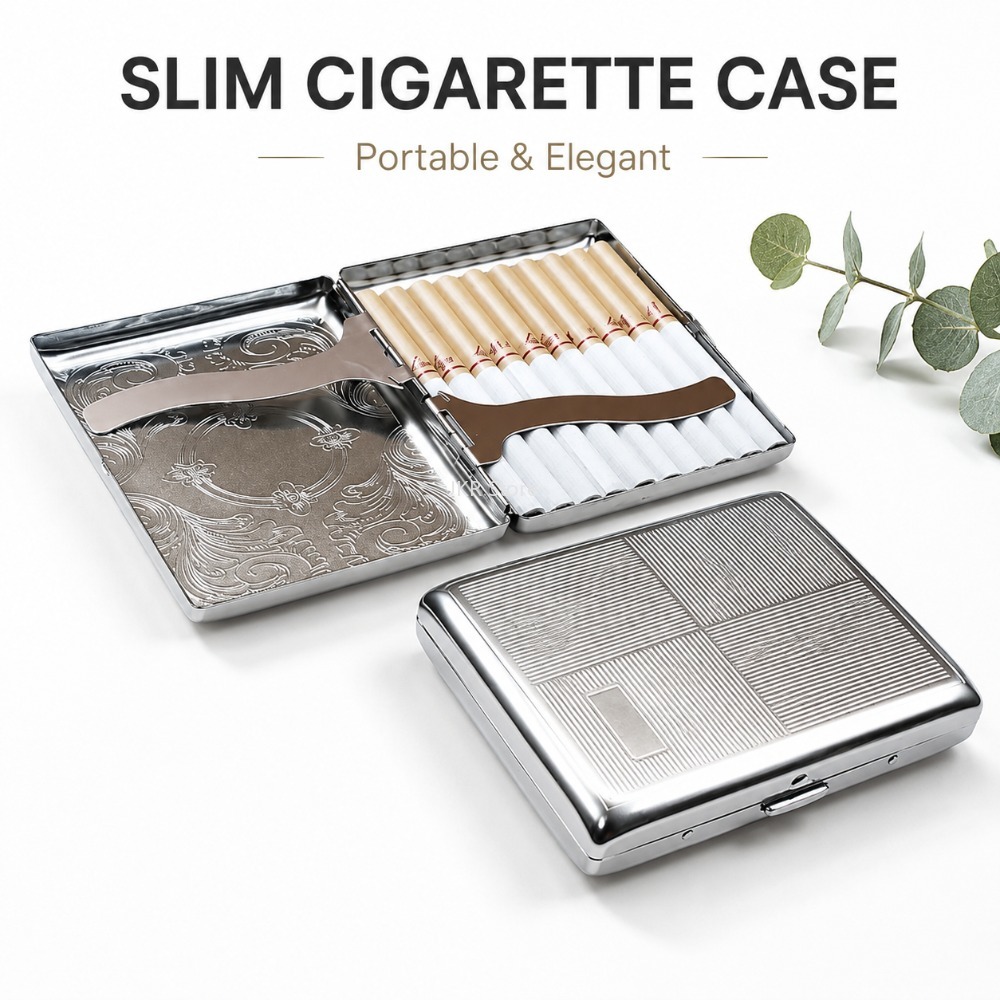 Portasigarette in Acciaio Inox - Men'S Accessories Case recensione e prezzo