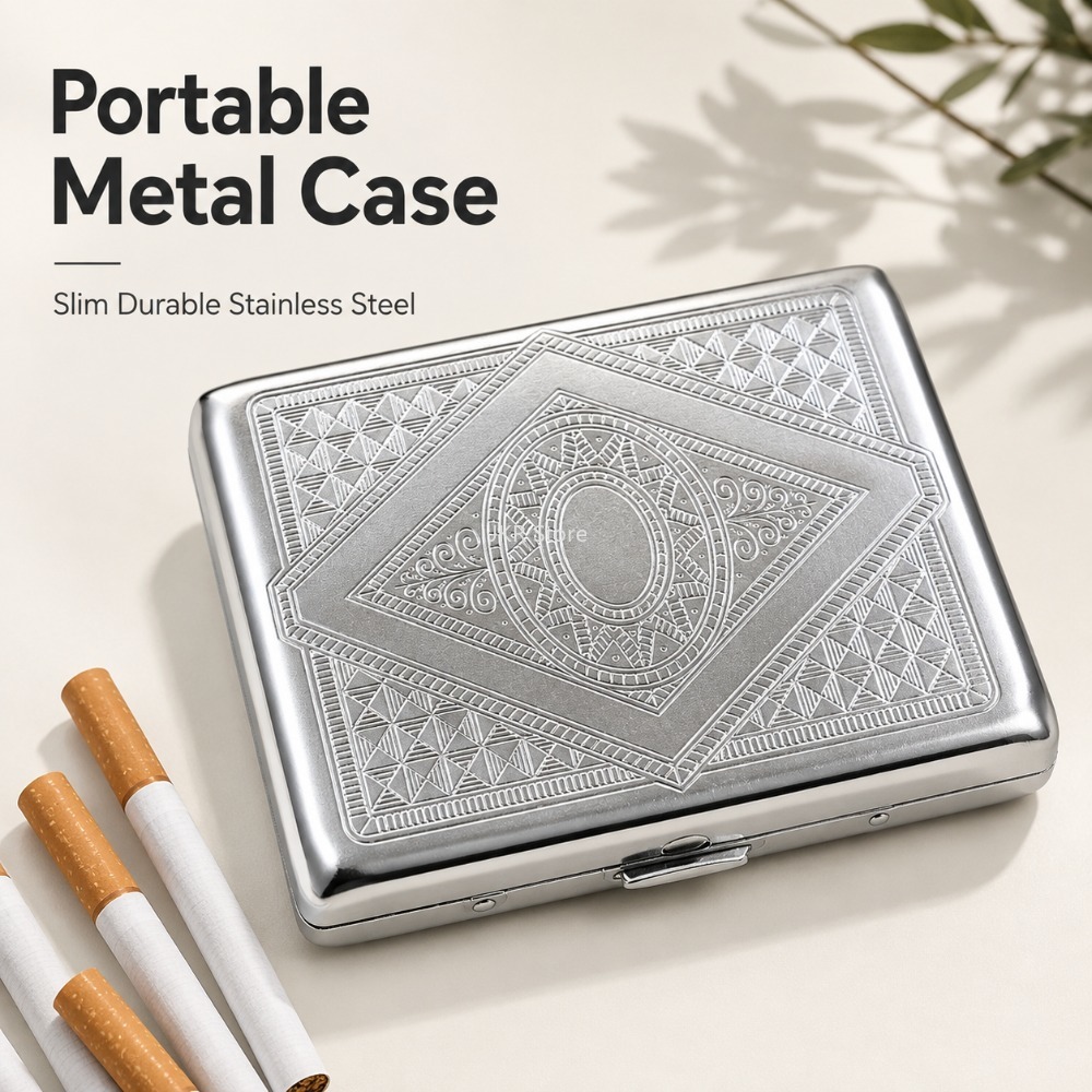Portasigarette in Acciaio Inox - Men'S Accessories Case recensione e prezzo