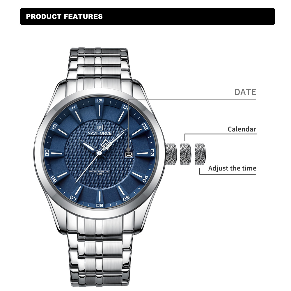 NAVIFORCE Brand Business Luxur - Men'S Accessories Luxury Brands recensione e prezzo