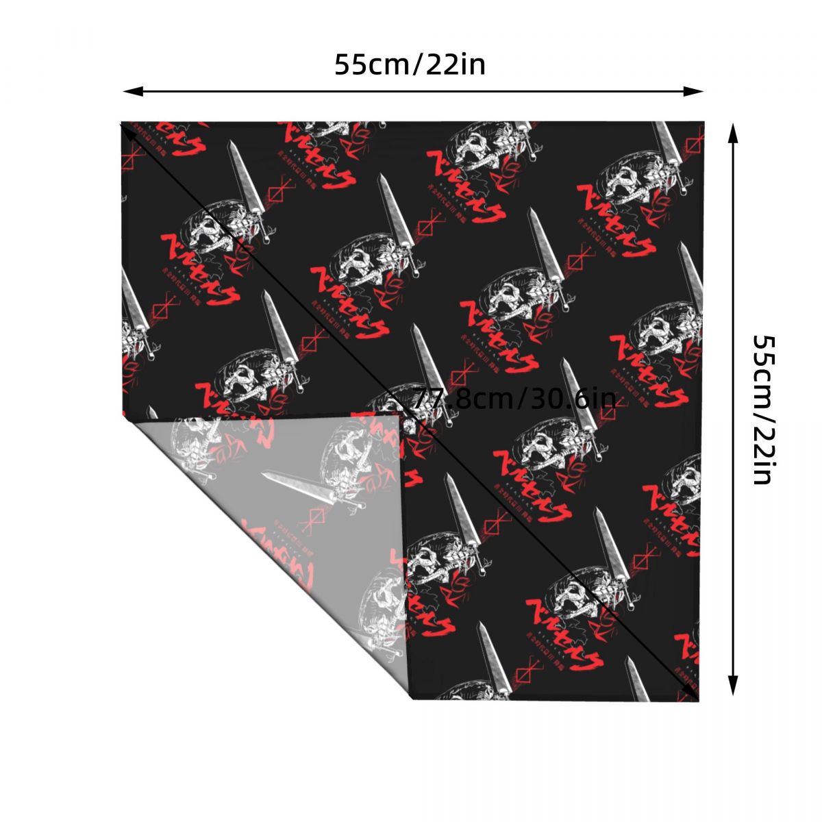 Bandana B-Berserks 55CM per Fe - Men Accessories Brand recensione e prezzo