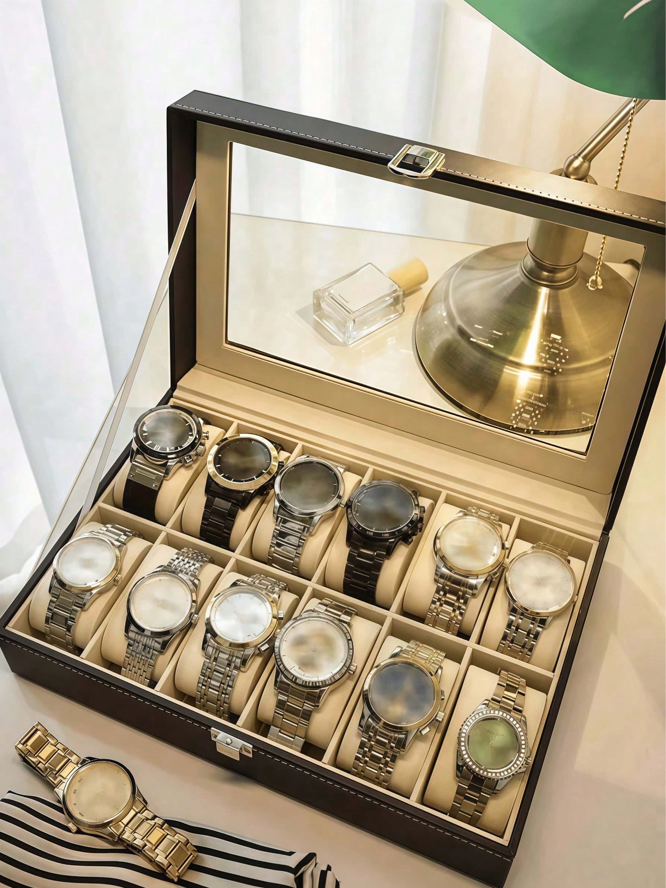 Scatola Porta Orologi in Pelle - Men'S Accessories Case recensione e prezzo