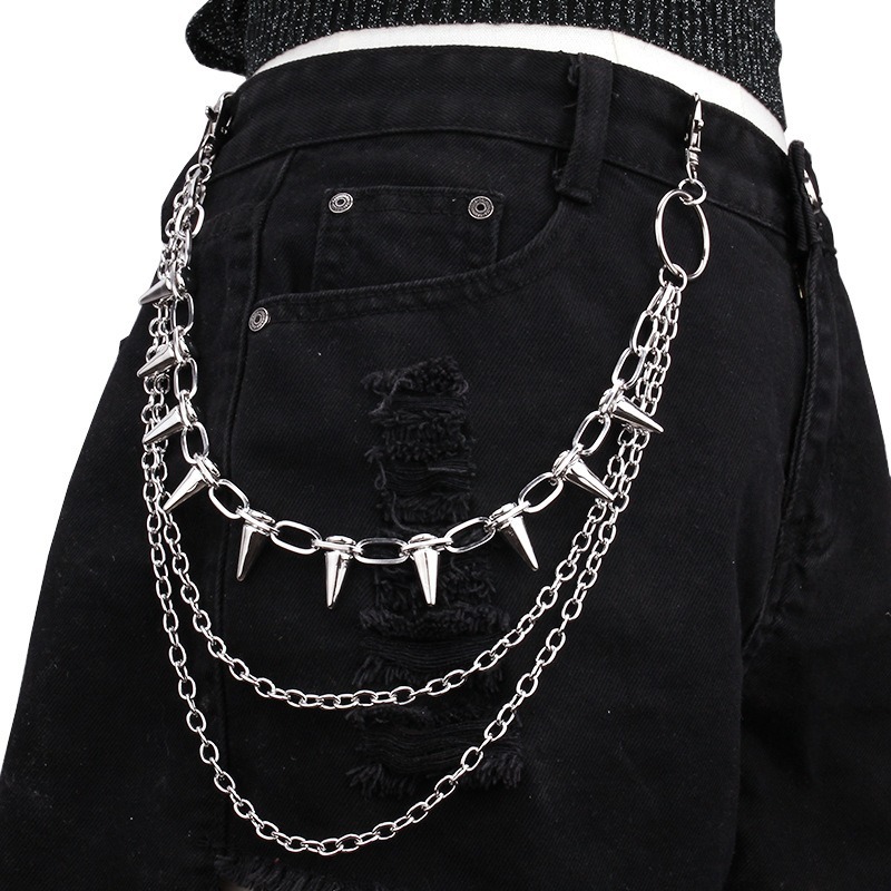 Hip Hop Punk Rock Pantaloni in - Men'S Accessories For Jeans recensione e prezzo