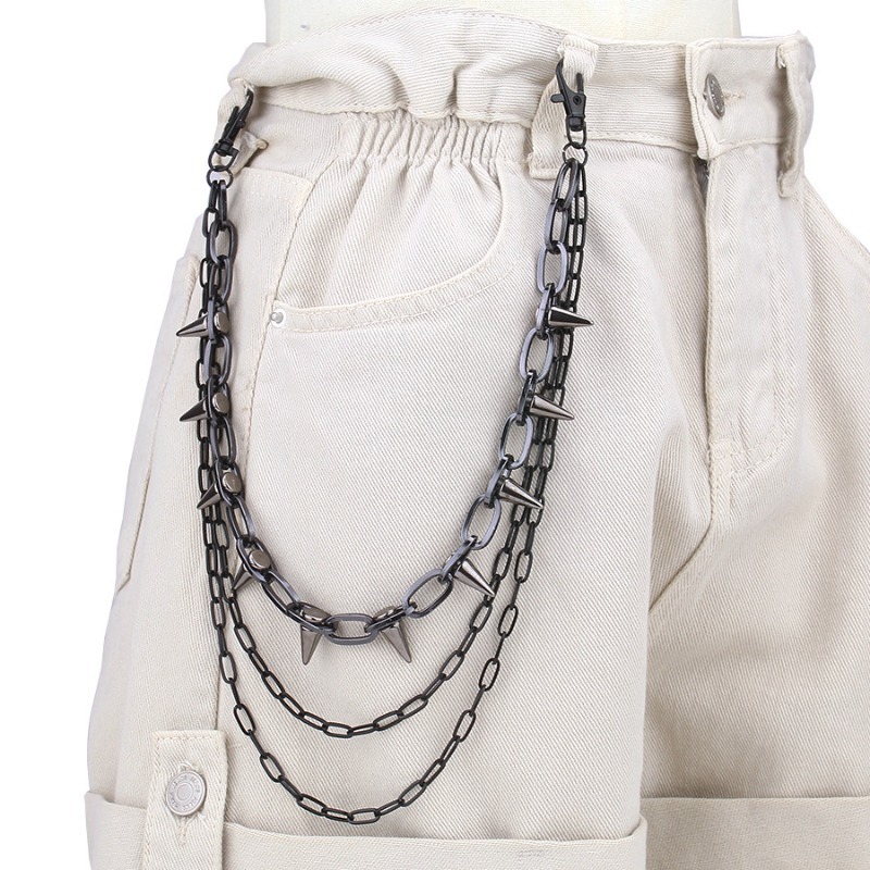 Hip Hop Punk Rock Pantaloni in - Men'S Accessories For Jeans recensione e prezzo