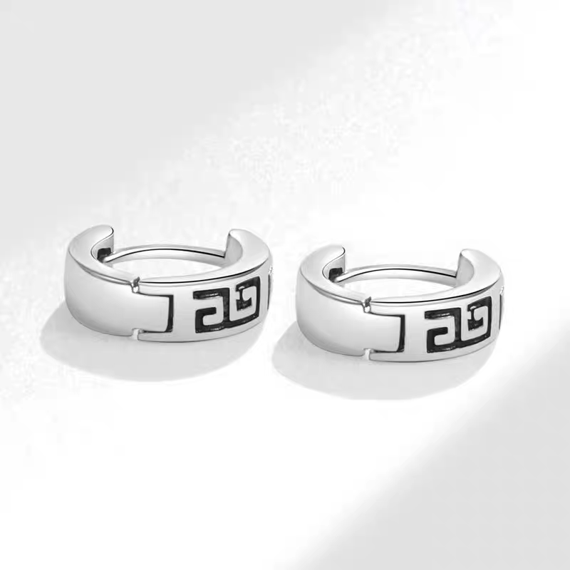 Orecchini in argento alla moda - Men'S Accessories High End recensione e prezzo