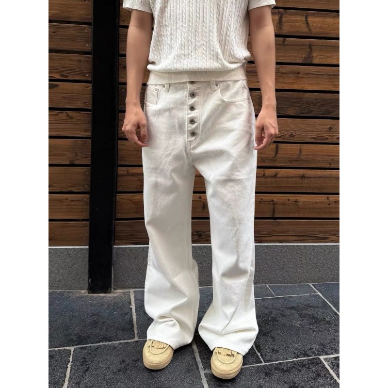 Jeans bianchi a gamba larga da - Men'S Accessories For Jeans recensione e prezzo