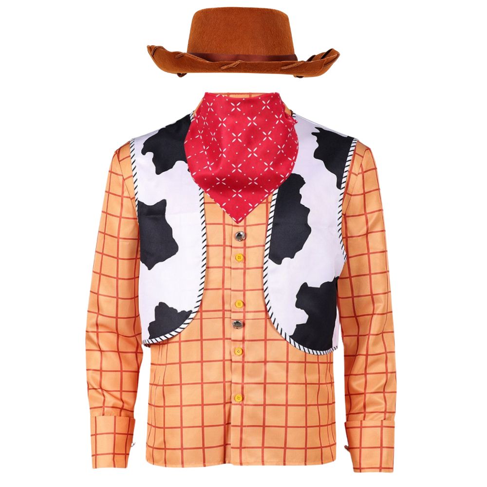 Costume da Woody per Adulti, C - Men'S Accessories Designer recensione e prezzo