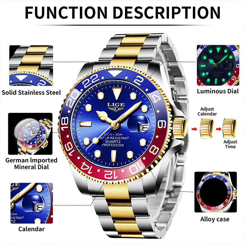 LIGE 2025 nuovissimo orologio  - Men'S Accessories Luxury Brands recensione e prezzo
