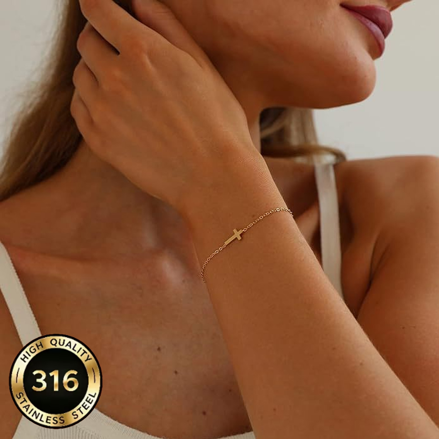 Bracciale a croce semplice ed  - Men'S Accessories High End recensione e prezzo